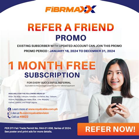 refer a friend promo.